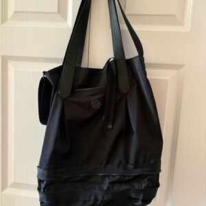 Lululemon Black Tote Bag